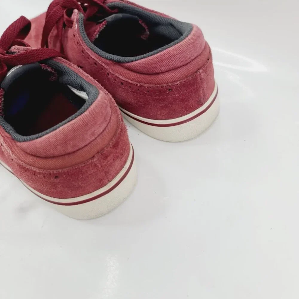 Nike Men's‎ Red SB Team Edition 487597-602 Suede Low Top Athletic Sneaker Sz 8.5